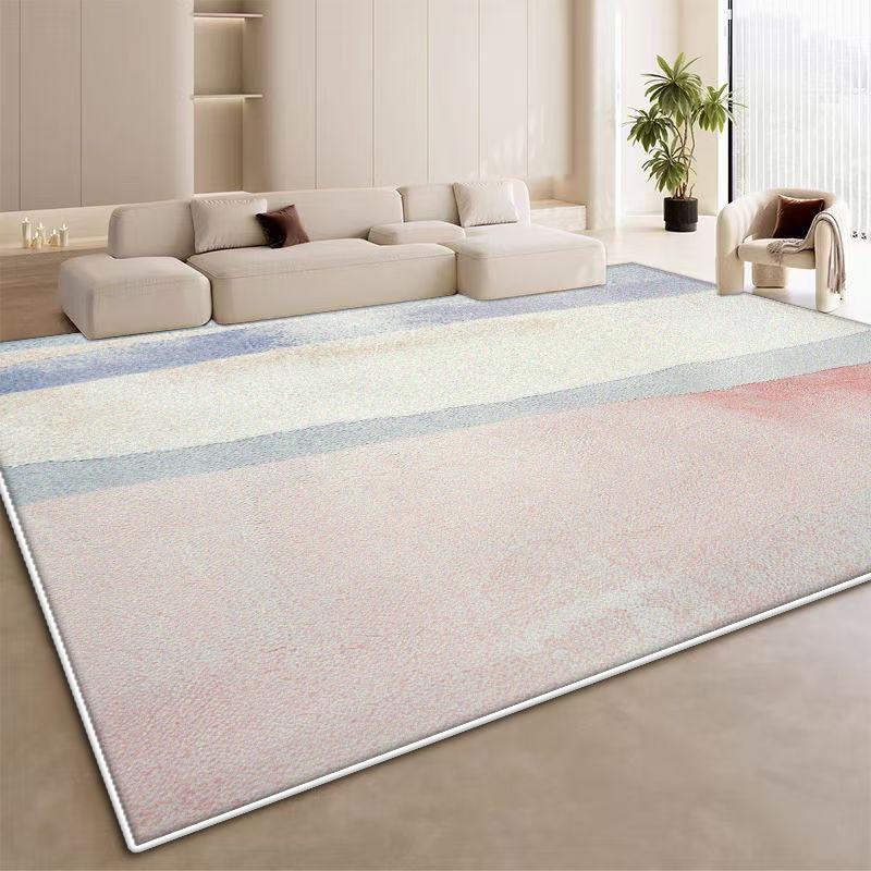 Einfacher Stil Farbverlauf Wohnzimmer Teppich Rutschfest Mädchenzimmer Senior Dekoration Teppich Große Größe Ankleidezimmer Schminktischmatte Leicht zu reinigen