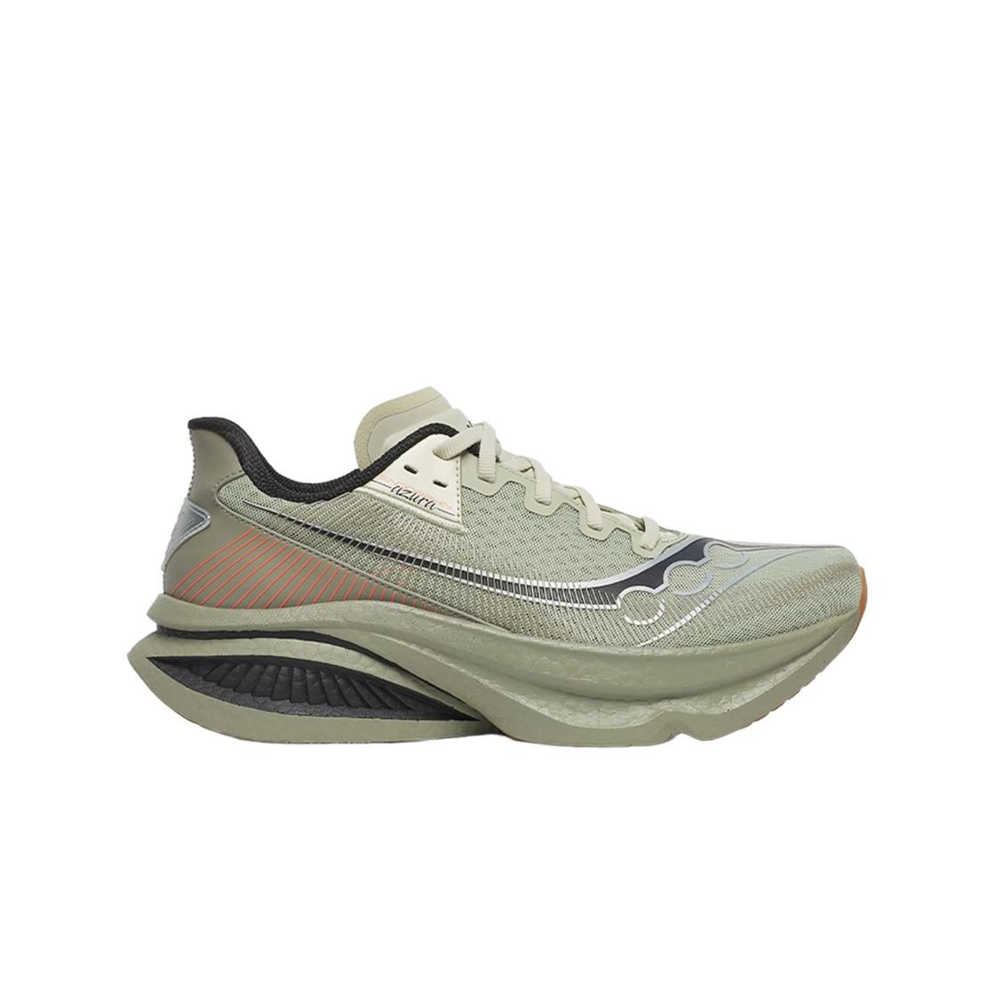 Saucony Endorphin Azura Удобная посадка Беговые кроссовки Мужские беговые кроссовки Зеленые S21070-141 40