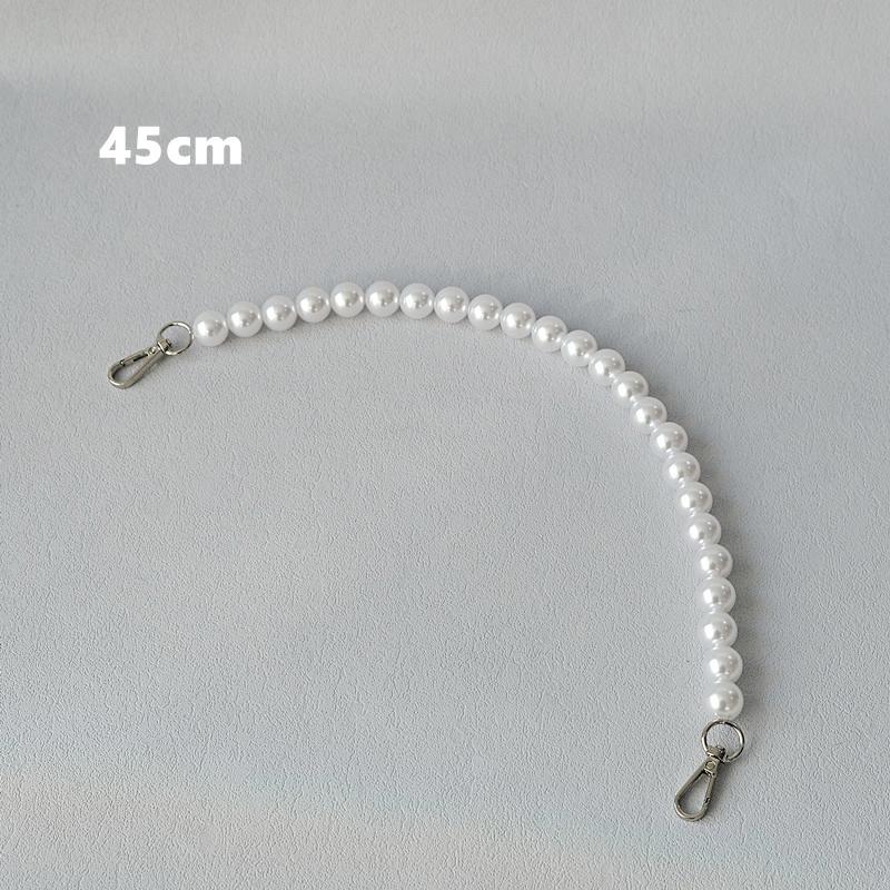 New Fashion Woman Handbag Accessory Parts White Acrylic Resin Chain Luxury Solid Strap Women Shoulder Clutch Handle Chains
