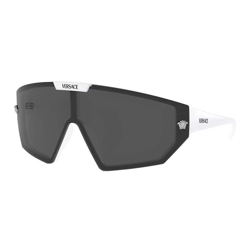 

Versace Ve 4461 314 87 47mm Unisex Shield Sunglasses White