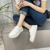 [Shei] Oxygen Sweetheart~ Leather Velcro Platform Casual Bread Little White Shoes Women's Board Shoes