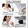 Bladeless Clip-On Waist Fan Rotatable 3 Adjustable Speed Personal Cooling Clip Fan USB Rechargeable Multi-functional