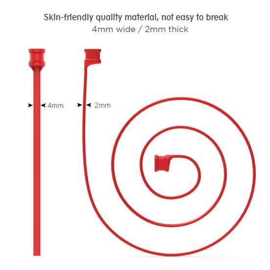 Anti-lost Silicone Bluetooth-compatible Earphone Rope for Xiaomi Air 2 for AirPods 1/2