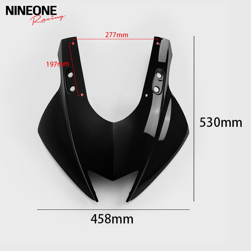 Headlight Holder Cover R25 YZFR3 Front Head Cowl Upper Nose Housing Fairing Cover Fit For YAMAHA YZF-R3 YZF R25 YZFR25 2019-2024