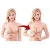 RSINC Adhesive Silicone Bra Reusable Strapless Backless Invisible Push Up Bra Non Paded Skin Colour
