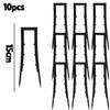 10/30x Plastic U-shaped Garden Stake Landscape Staples Portable Nail Pins for Weed Barrier Ground Cover Irrigation Tubing Fence