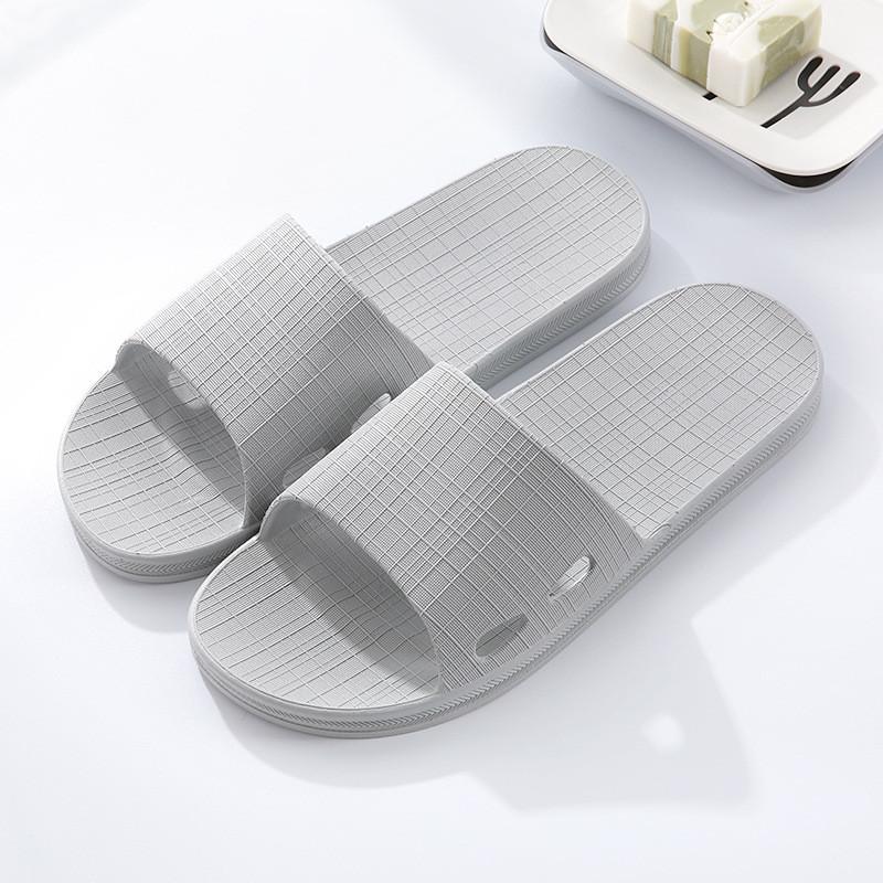 Summer Ladies Indoor Nonslip Pvc House Slippers For Couples Comfortable Shower Footwear