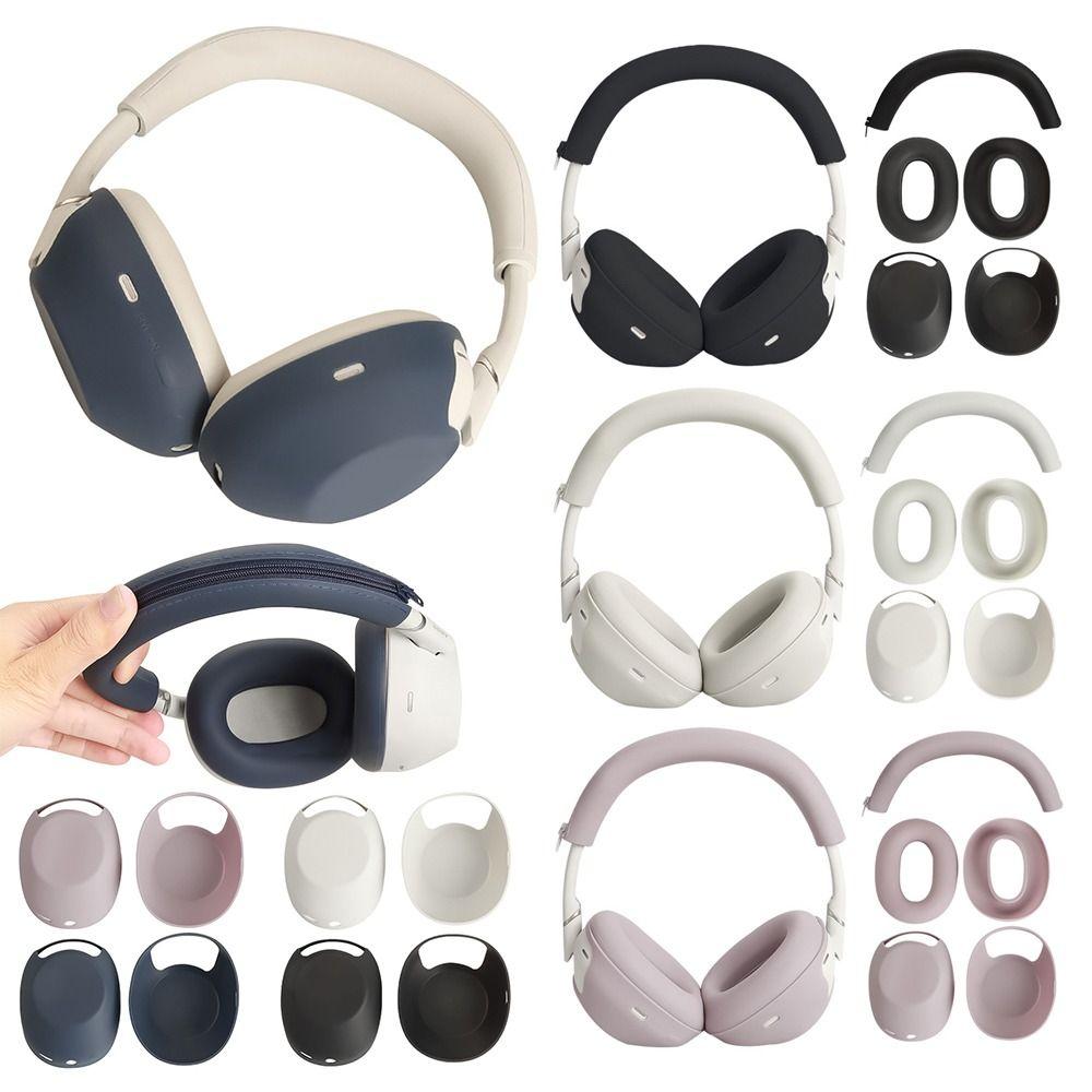 Anti-scratch Wireless Headphones Cover Soft Headset Pad for Sony WH-1000XM6 Bluetooth Headset