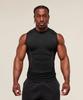 Men's Sleeveless Workout Tank Top with Mesh Panels, Athletic Performance Shirt