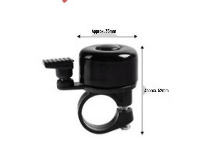 Super Loud Hamburger Cartoon Bike Bell: Universal for Kids' Mountain Bikes and Scooters