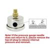 0-15 Psi Axial Shock-Resistant Fuel Oil Pressure Gauge 40mm For Dial 1/8''NPT Oil Pressure Gauges Car Interior Parts Accessories