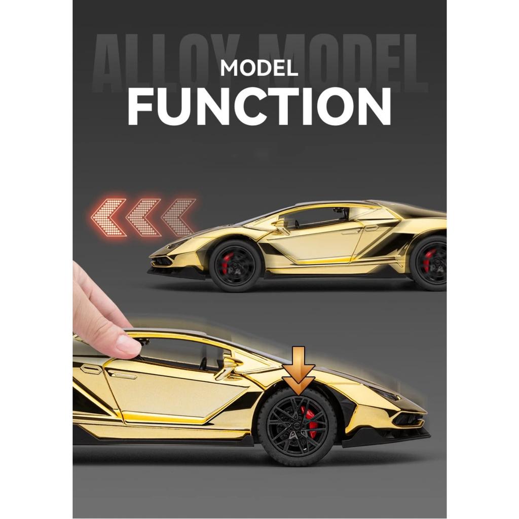 1/24 Lamborghini Aventador LP700-4 Alloy Miniature Car Diecast Metal Scale Car Model Collection Children Toy Car Vehicles Gift
