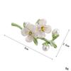 Imitation Pearls Jasmine Flower Brooch Multi-Occasion Wear Collar Lapel Pin Lapel Pin Accessories