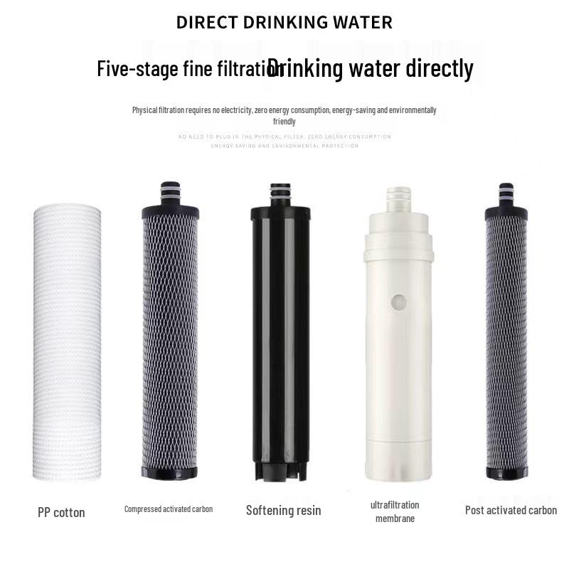 Five-Stage Stainless Steel Whole House Ultrafiltration Water Purifier for Direct Drinking