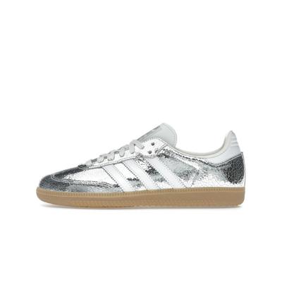 Samba OG Silver Metallic Cracked Leather
