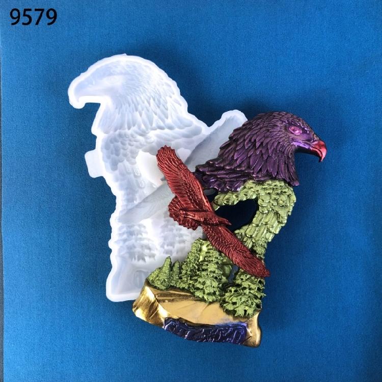 3D Eagle Silicone Mold DIY Epoxy Resin Molds Table Ornament Decoration Mould