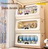 Living Room Large Capacity Plastic Storage Cabinet for Clothes, Snacks, and Toys