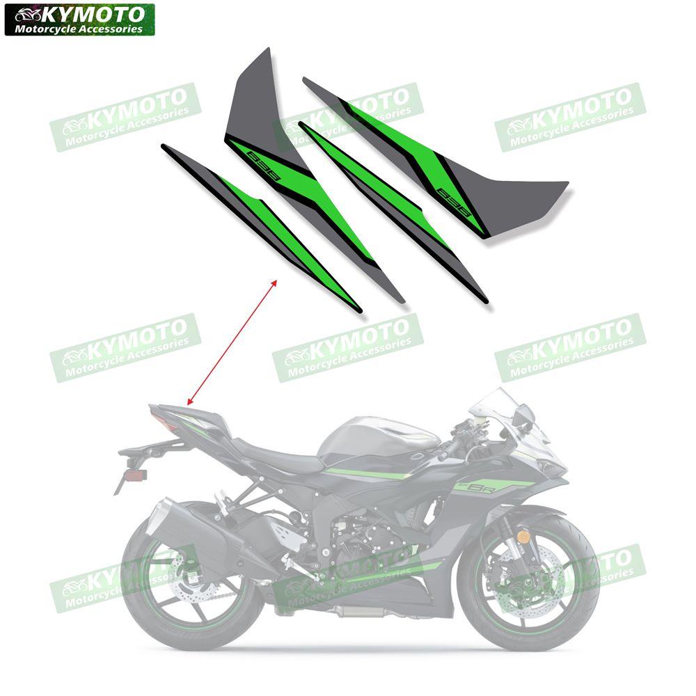 For ZX-6R ZX636, ZX6R ZX636 2024 and 2025 model motorcycles this is a full-body decal kit with fairings and fuel tank sticker