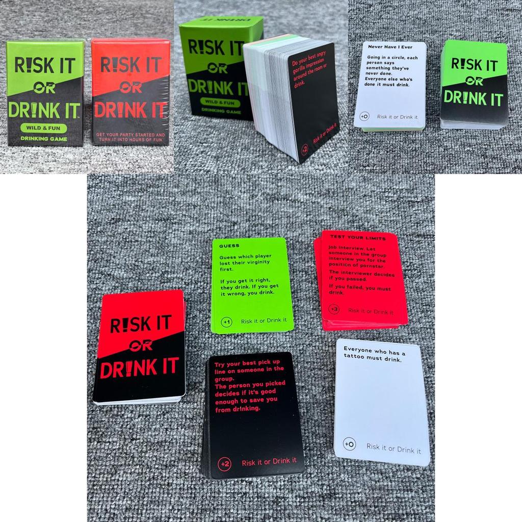 Engaging Risk It Or Drink Adult Party Game For Hilarious Game Night Fun
