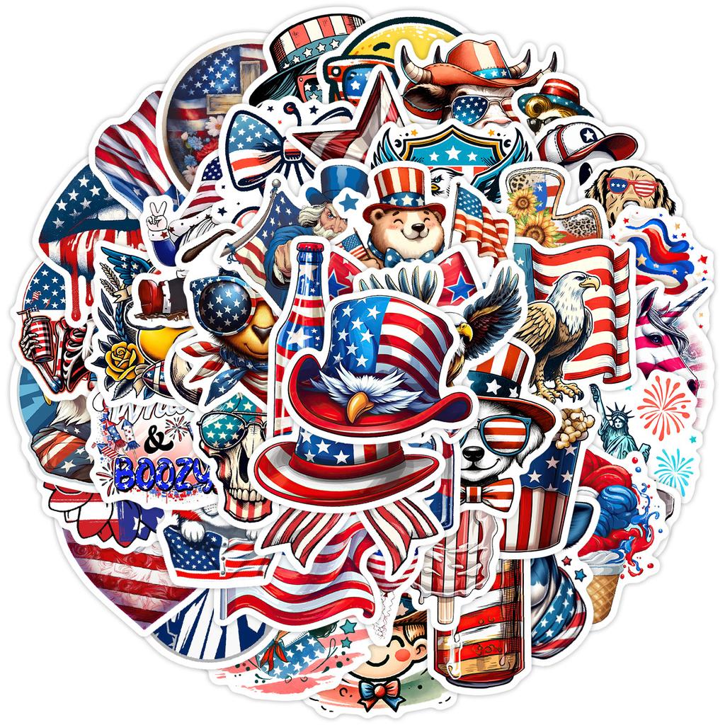 50 Nordic African Independence Day Graffiti Stickers Creative Welfare Day Stickers Water Cup Mobile Phone Waterproof Decorative Stickers