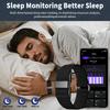 Sports Fitness Smart Bracelet Men Message Alert HRV Blood Oxygen Health Monitor IP68 Waterproof No Screen Smartwatch