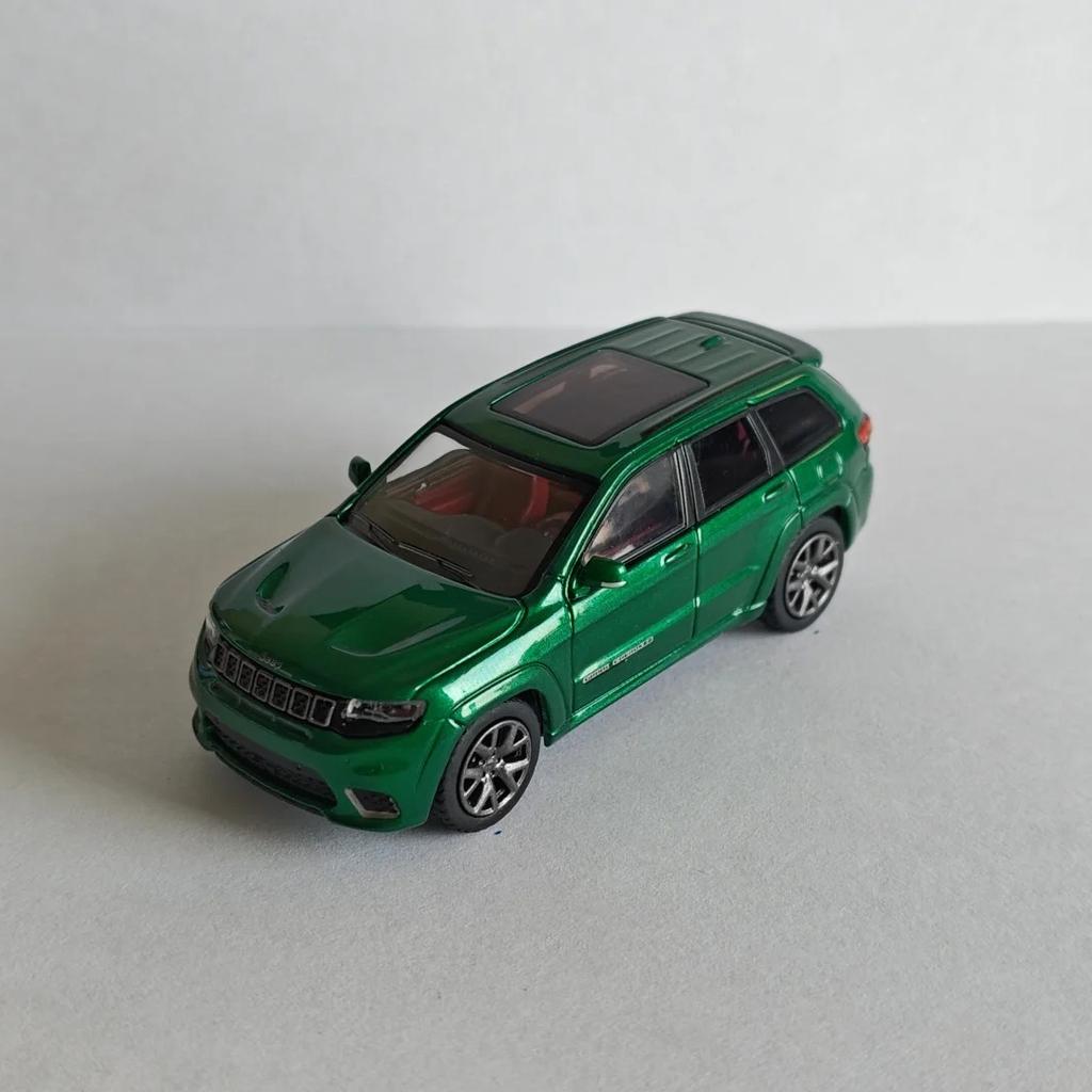 Masdi Smallcar 1/64 Jeep Grand Cherokee Trackhawk SUV Simulation Alloy Miniature Die-Cast Car Model Collection Ornament Toy Gift