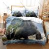 Cool Vivid Print Bedding Set 3Pcs World Turtles Turtle Island Style Modern Household Bedroom Ornament