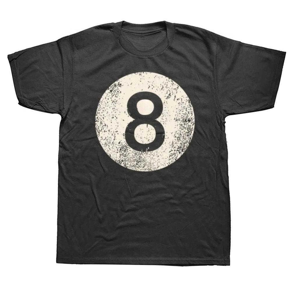 

Black Billiard Ball T-shirt, Retro Style Women s Fashionable Casual T-shirt.graphic T Shirts Aesthetic Clothes Summer Streetw... S разноцветный