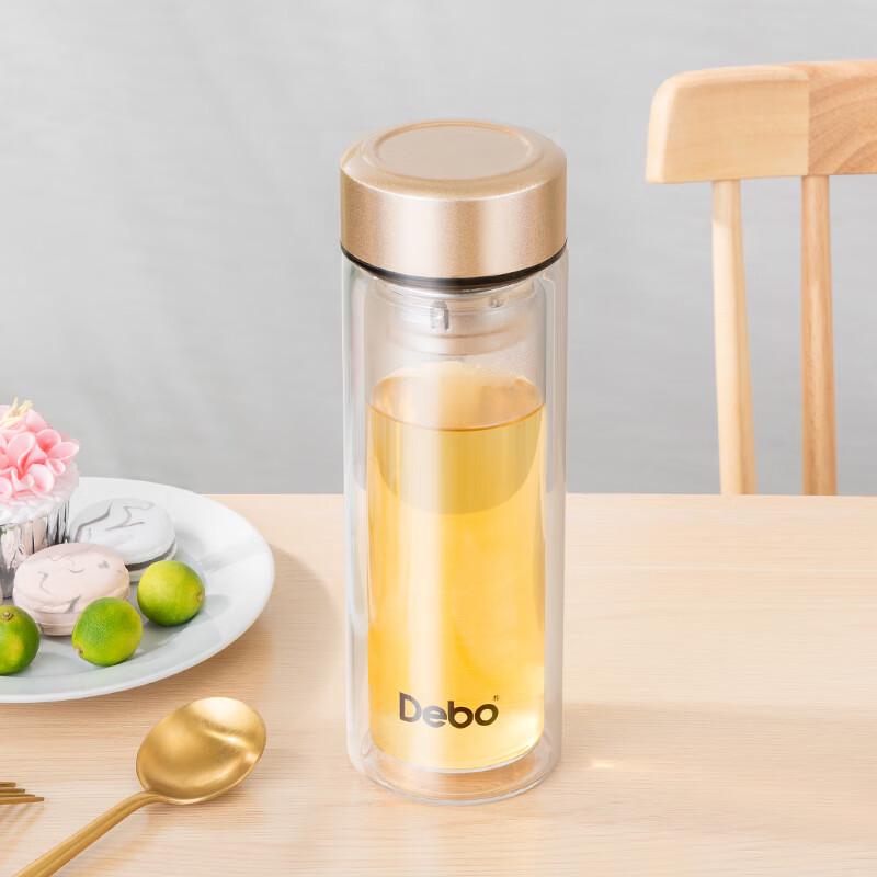 Debo Murina 320ml Glass Water Bottle