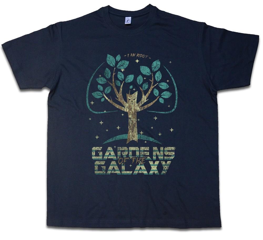 

GARDENS OF THE GALAXY T-SHIRT Guardians Fun Crossover Groot Baby Tree Baum Root 3XL