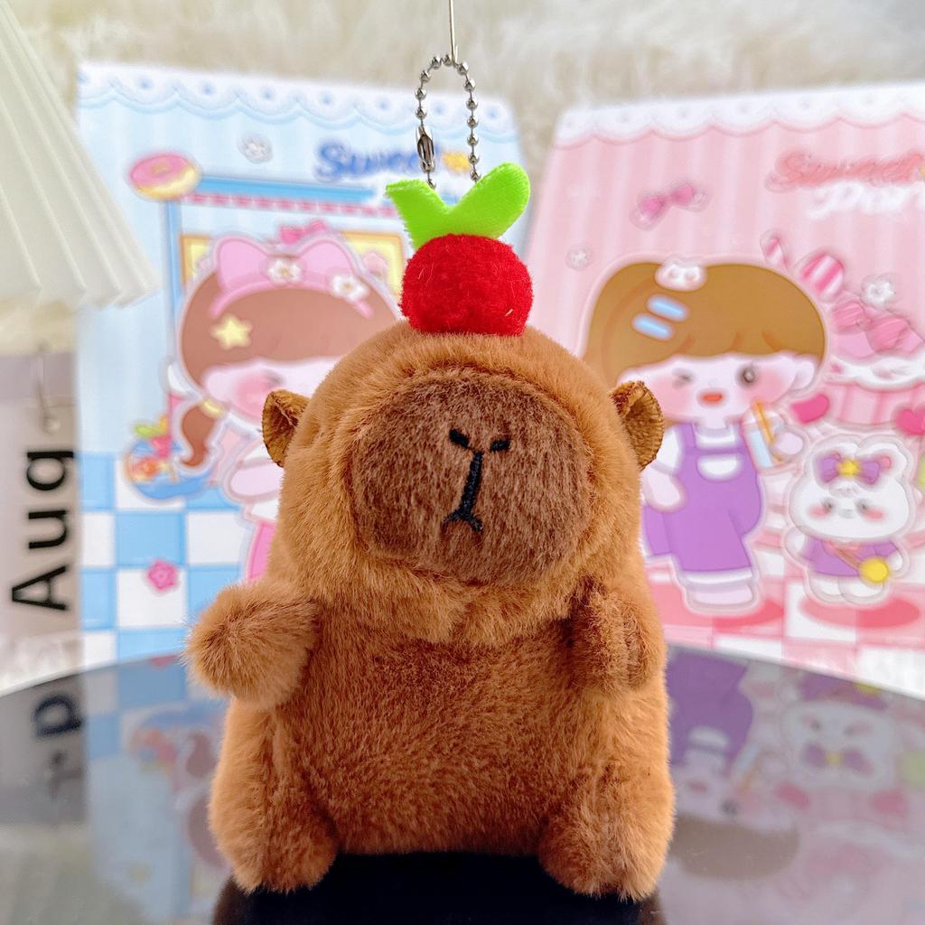 Guinea Pig & Capybara Plush Doll Keyring Backpack Charm