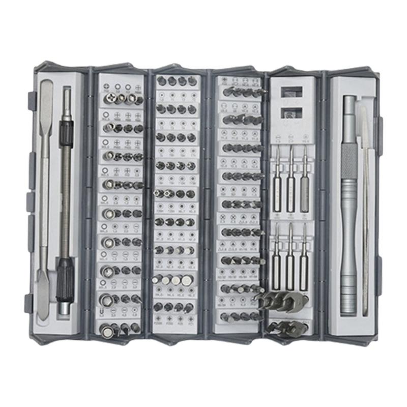 Precisions Screwdriver Set 128 in 1 Small Magnetic Screwdriver Set with Case,Electronic Repair Tool Kit for Computer Toy