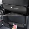 Carbon Fiber Car Seat Back Protector Leather Cover for Peugeot 3008 308 208 508 207 2008 RL 5008 206 408 108 4008 Auto Accessories