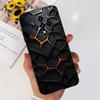 For Infinix Zero 8 8i X687 X687B Fashion Dragon Metal Style Painted Case For Infinix Zero8 Zero8i Black Silicon Soft Phone Cases
