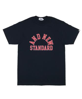 AND NEWSTANDARD College Logo T-Shirt (Navy)