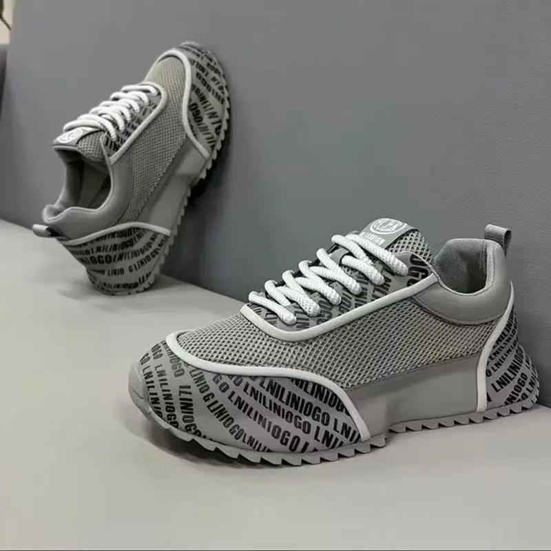 Höhensteigernde Freizeit-Sneaker Herren Damen Leichte Atmungsaktive Wanderschuhe Multifunktionaler Komfort Täglich Kostenloser Versand