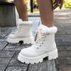 Snow Boots Woman Shoes Winter Footwear Outdoor Mid-calf Platform Plus Size Designer Elegant Comfortable Chunky Heel New in Offer