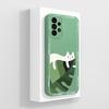 Fun Case For Samsung A73 Aesthetic Soft Liquid Silicone Funda For Samsung Galaxy A73 5G Phone Back Cover With Camera Protection