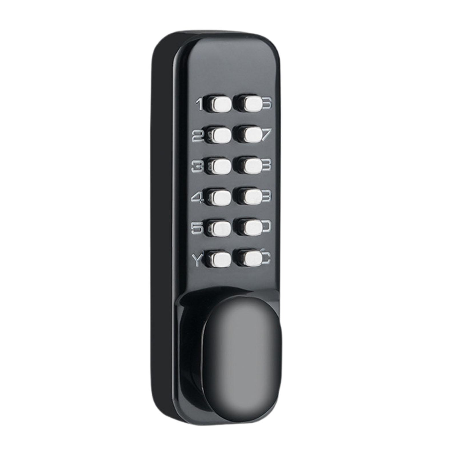 

Механический дверной замок с клавиатурой Механический дверной замок, простой в установке, комбинированный чёрный
