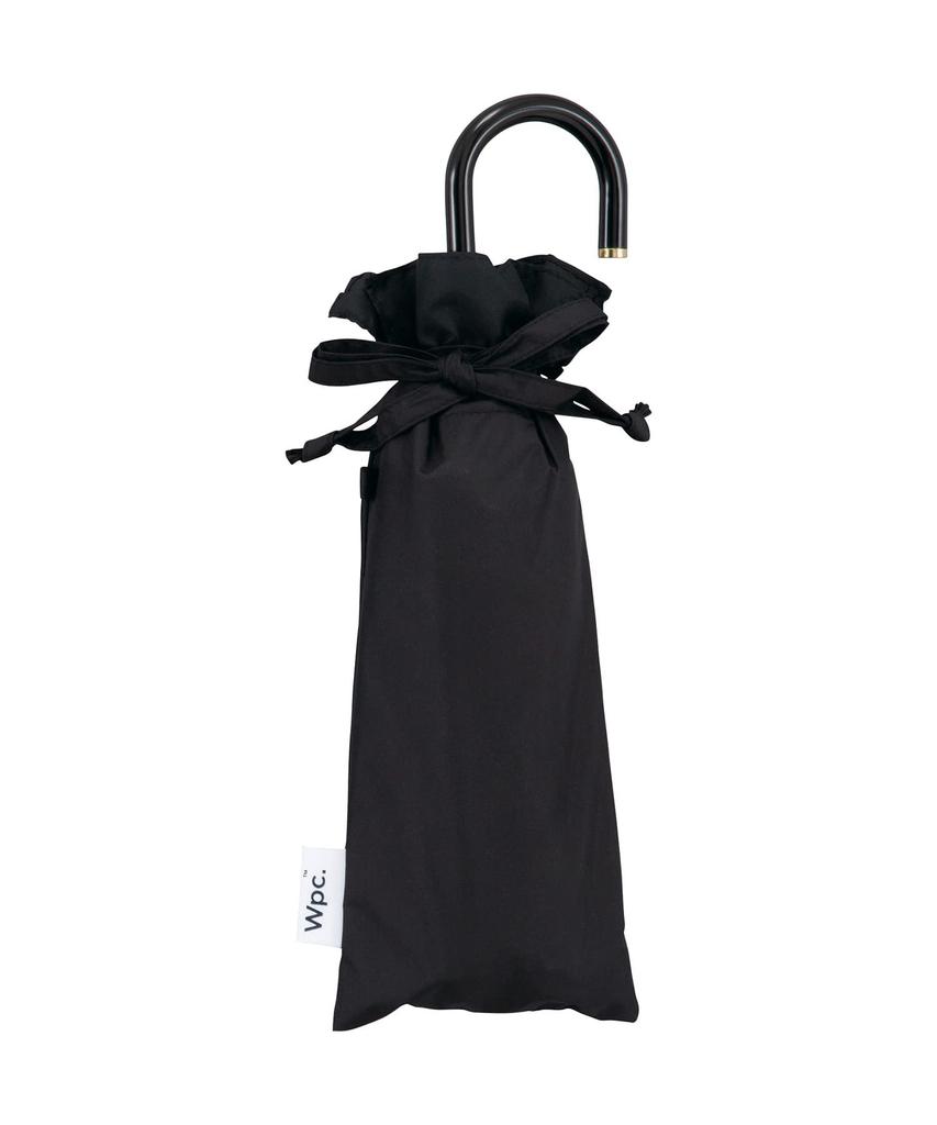 Parasol Blackout Classic Frill Mini Black 50cm Fully Blackout UV Protection For Sunny or Rainy Folding Umbrella [2022] Wpc. 100% Women's 801-134