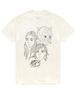 M83 Short Sleeved TShirt Unisexs Cream Official Merch