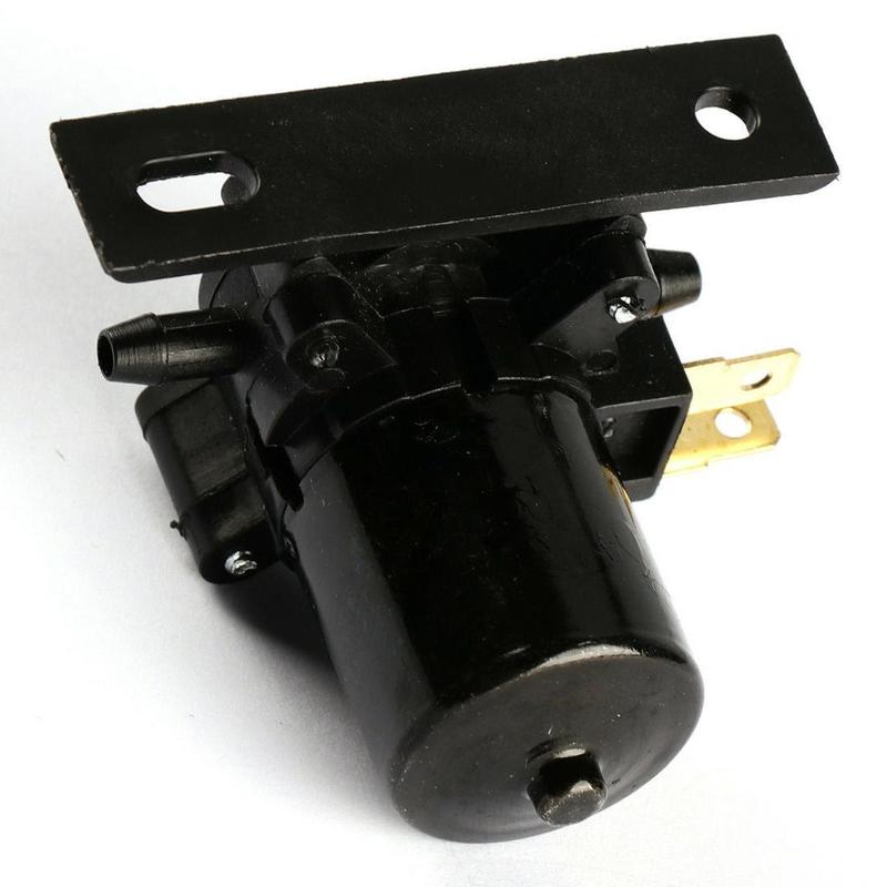 12V 2-Pin Windshield Windscreen Washer Water Pump Motor for Car Truck Van Bus