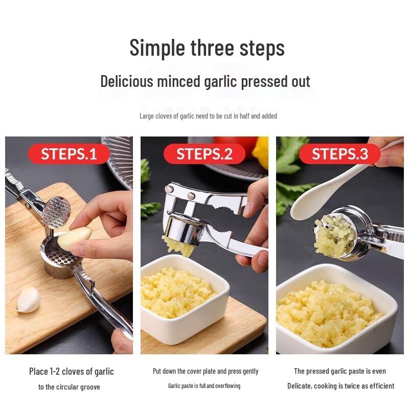 ZISIZ Manual Garlic Press