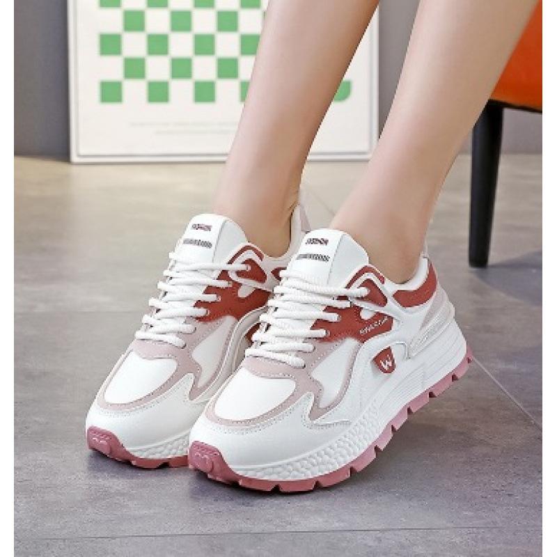 2 Cotton Shoes Winter Women's Warm Fleece Thickened Lightweight Dad Shoes Fashionable Low-top Running