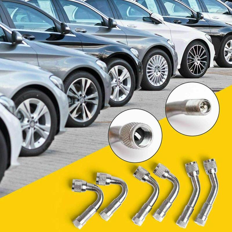 Universelle Reifenventilschaftverlängerung 45 90 135 Grad Radreifen für Auto