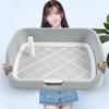 Chiens Moyens Grands Toilettes Clôturées Anti-éclaboussures Anti-fuite Urinoir pour Chien Cuvette de Toilette Nettoyage Animal 52*46*14cm