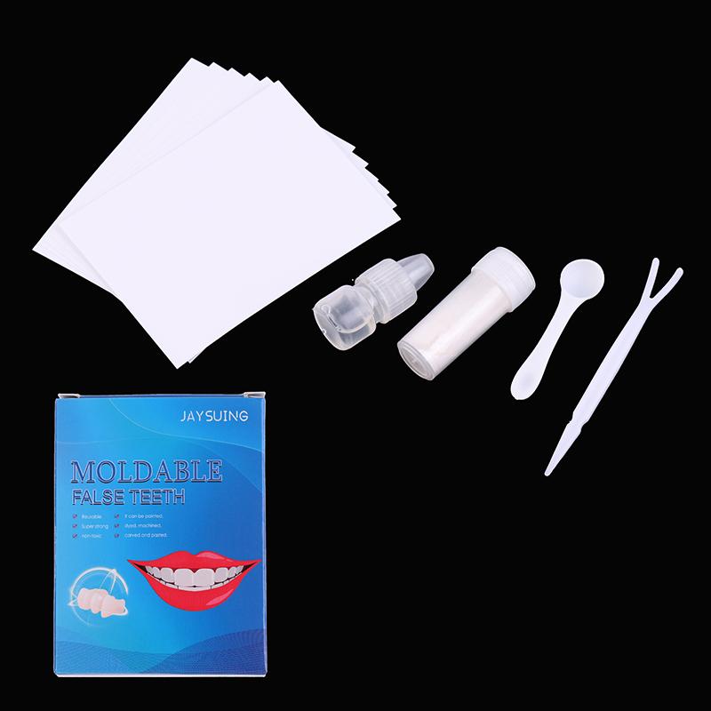 Temporary Tooth Repair Kit False Teeth Solid Glue Denture For Missing Broken Teeth Moldable Tooth Filling False Teeth Tool