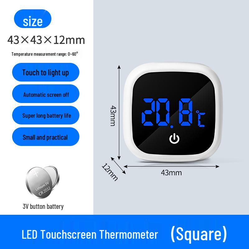 High-Precision Aquarium Thermometer for Fish and Turtle Tanks