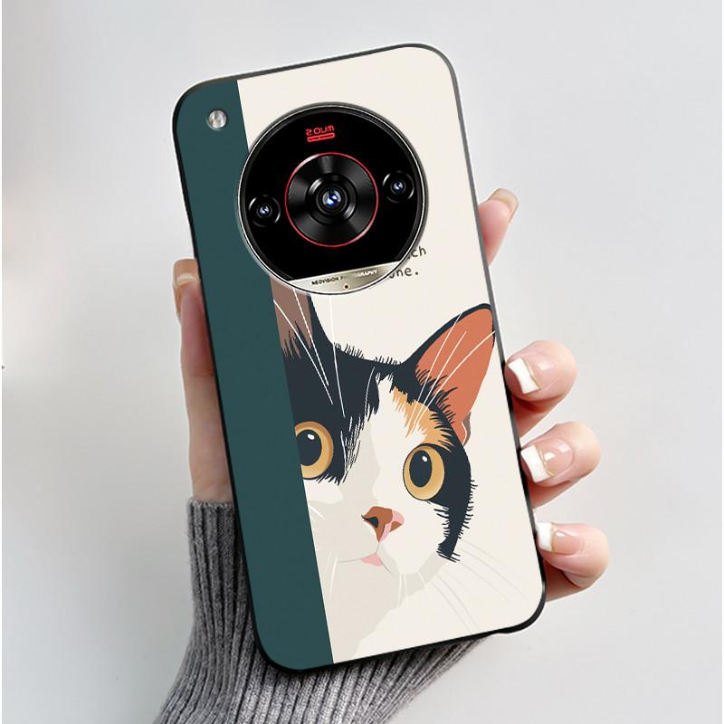 Funda Para ZTE Nubia Focus 2 Ultra Funda Z2463N Estética Lujo Linda Genial Niños Niñas Funda de Silicona Suave para Nubia Focus2 Ultra 5G