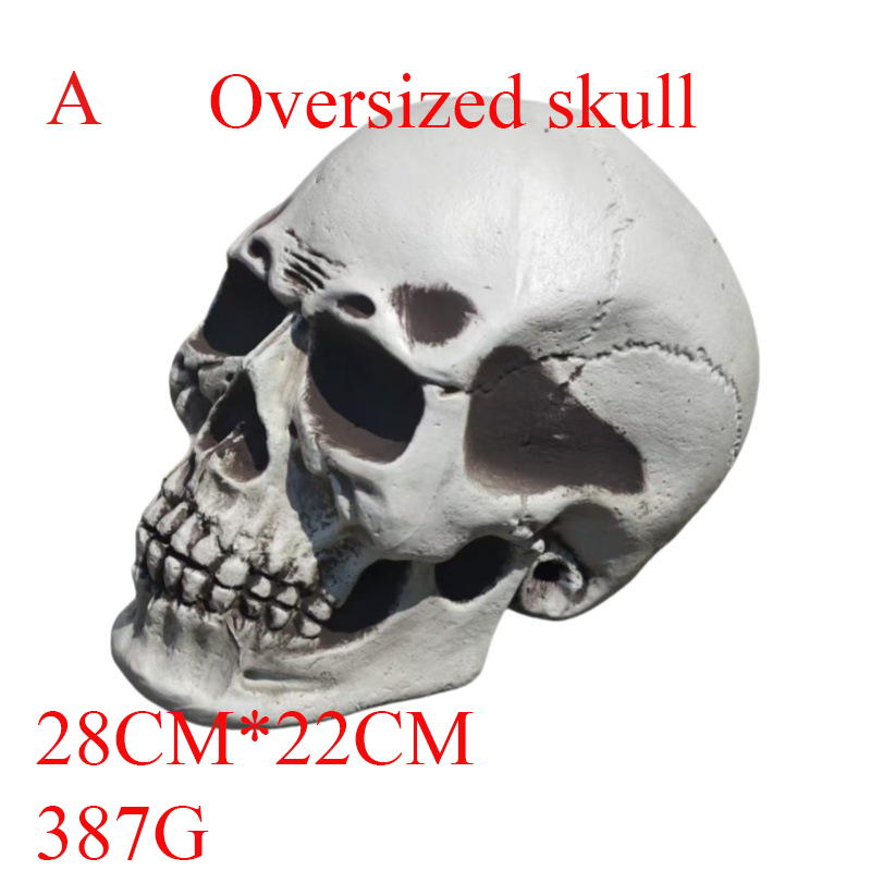 Horror Simulation Skull Head Halloween Prop Decoration Ghost House Bar Chamber Atmosphere Ornament